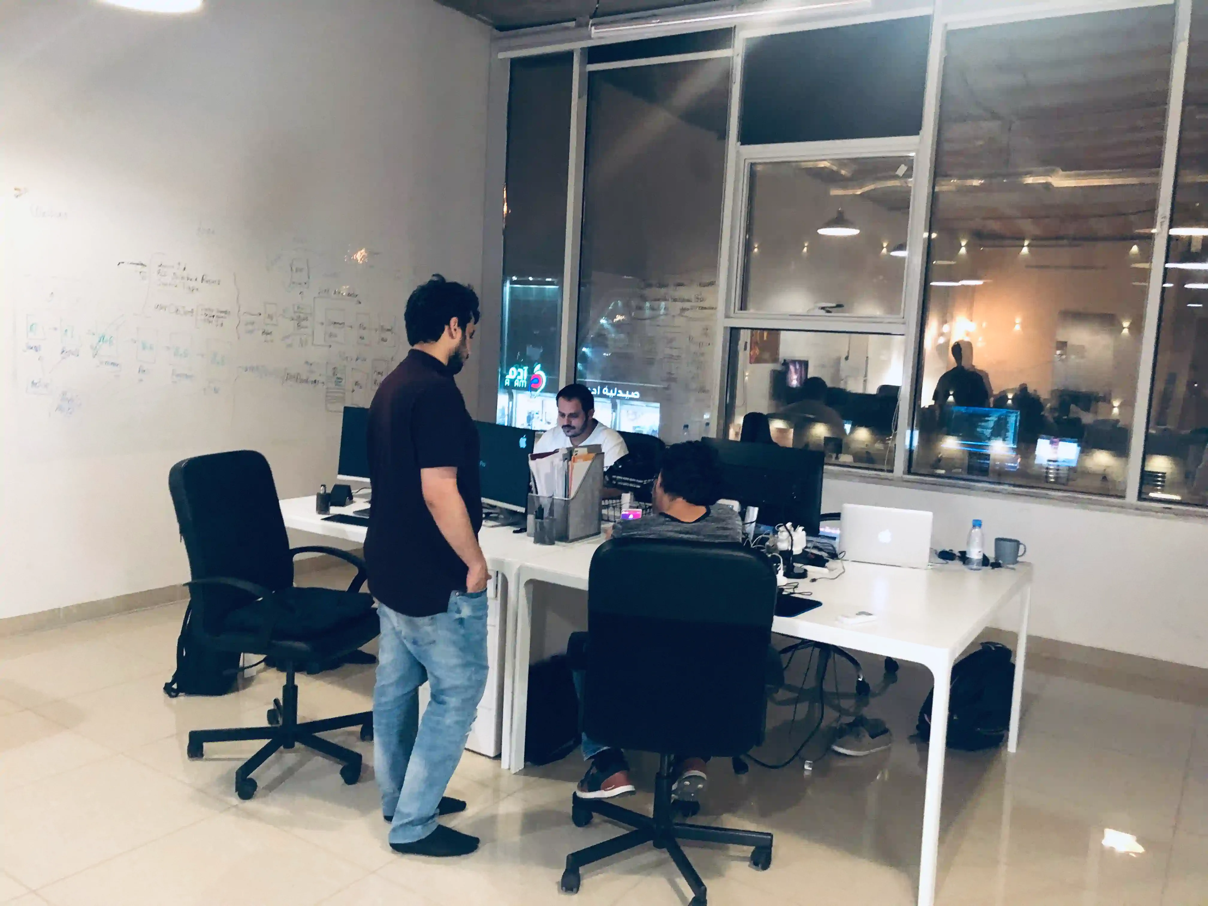 Inside the VASTSOFT_ workspace in Riyadh